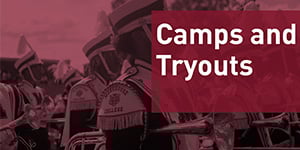 camps and tryouts card